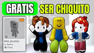 GRATIS COMO SER CHIQUITO GRATIS en ROBLOX 2024 mini plushie [upl. by Kassaraba381]