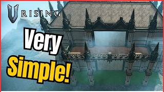 I Built a Town Hall in V Rising  Heres How to Build It  Dunley Farmlands [upl. by Stegman]