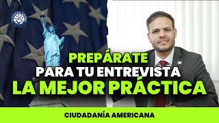 Demostración de entrevista como responder  Ciudadanía Americana 2023 [upl. by Eaves]