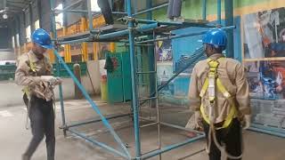 students training for scaffolding job if you want to learning please contract👉 01890329600 [upl. by Basso]