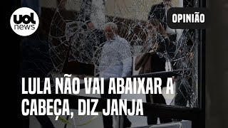 Após atos golpistas em Brasília Janja diz que democracia não vai se dobrar [upl. by Nitsuga]