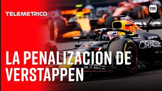 LA EXPLICACIÓN DE LA PENALIZACIÓN DE MAX VERSTAPPEN  TELEMÉTRICO [upl. by Thevenot15]