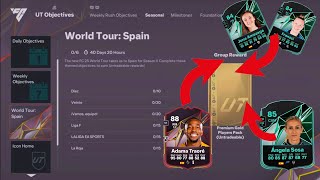 How To Complete The World Tour Spain Objectives EA FC 25 Ultimate Team [upl. by Elleral257]