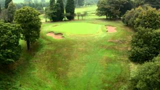 Brancepeth Castle Golf Course Flyover  Hole 15 [upl. by Kyred]