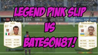 LEGEND PINK SLIP VS BATESON87  VIERI amp SHEVCHENKO  FIFA 14 Next Gen [upl. by Ignazio39]