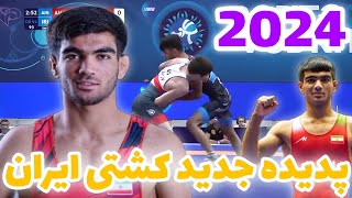 کشتی نیمه نهایی علی احمدی وفا مقابل روس در اسپانیا 2024 [upl. by Gildea409]