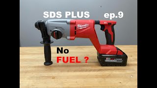 2417  Milwaukee M18 brushless 1 Inch SDSplus rotary hammer drill  261320  ep9 [upl. by Anera]