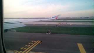 New York JFK  Moscow DME Transaero Airlines Take Off Flight 2222 [upl. by Assennej262]