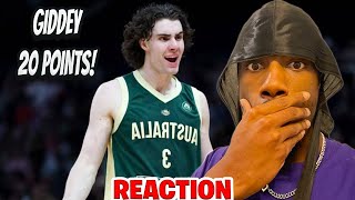 JOSH GIDDEY AND PATTY MILLS COOKED dMillionaire REACTS to AUSTRALIA vs FRANCE FULL GAME HIGHLIGHTS [upl. by Atteras]