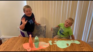 Elephant toothpaste  kids science experiment [upl. by Amato]