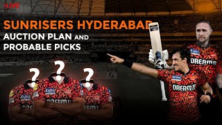 IPL Auction Special Sunrisers Hyderabad SRH Auction Plans Trials amp Everything You Need To Know [upl. by Chappell]