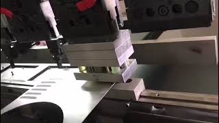 2080 mm Press Break Louver Tool Demonstration [upl. by Nosremaj]