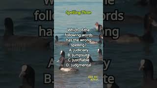 Spelling Time 409 spelling englishlearning englishvocabulary questions quiz [upl. by Cirred391]