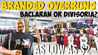 BACLARAN BRANDED OVERRUNS  Baclaran or Divisoria [upl. by Adnar]