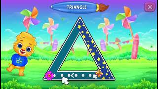 go with butterfly and you will get shape ◀️📐💠📐kidsgames kidsvideo [upl. by Peednus]