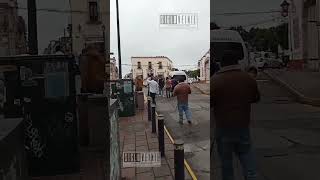 Taxistas se manifestación en Morelia por espacios de sitio en plazas públicas algunos se confrontaro [upl. by Ylellan]