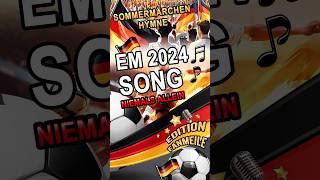 Fußball Song  NIEMALS ALLEIN  EM 2024 em2024 fußball fußballsong deutschland emsong2024 [upl. by Sarajane698]