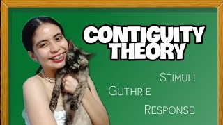 CONTIGUITY THEORY  Tagalog [upl. by Nylynnej459]