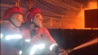 Peshawar Industrial Estate Hayatabad factory fire uncontrollable spokesperson Rescue 26 Oct 24 [upl. by Euginom]