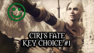 The Witcher 3 Wild Hunt  Ciris Fate  Key Choice 1  Snowball fight [upl. by Taber921]