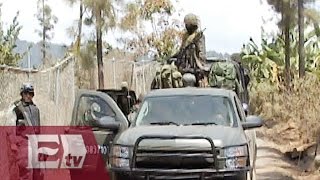 Mueren dos militares durante enfrentamiento en Bajío michoacano  Excélsior [upl. by Gibbie235]