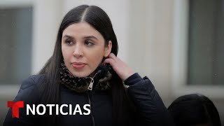 Emma Coronel la esposa de ‘El Chapo’ escucha su sentencia por narcotráfico [upl. by Zilevi198]