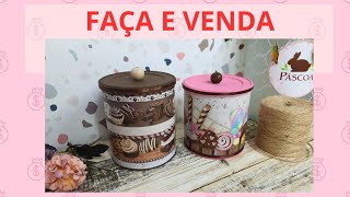 2 IDEIAS com LATAS DECORADAS [upl. by Maillliw373]