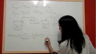 QUIMICA REDOX E23 Cálculo de la concentracion de SH2 de un gas reacción con I2 [upl. by Aneelad]