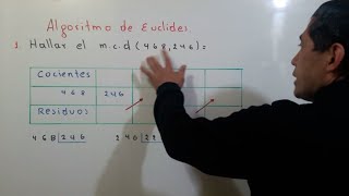 1 Algoritmo de Euclides para hallar el mcd [upl. by Erin126]