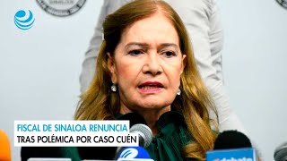 Fiscal de Sinaloa renuncia tras polémica por caso Cuén [upl. by Firahs]