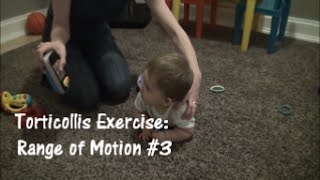 Torticollis Exercise Range of Motion 3 [upl. by Roselia]