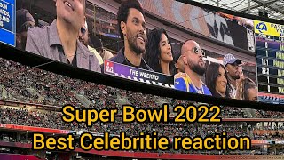 super Bowl 2022 best celebrities reaction [upl. by Yrrum]