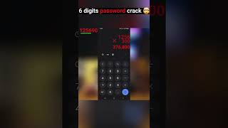 6 digits password crack hack [upl. by Crockett782]