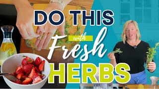 Cooking with Fresh Herbs 🌿 Herb Garden Tour Cooking Tips and Two Easy ThyroidFriendly Recipes [upl. by Onilatac98]