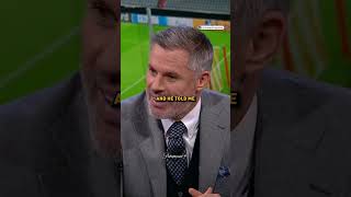 Carragher reveals WHY he got a DM from Lionel Messi 👀 [upl. by Anidem228]