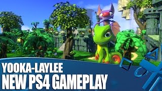 YookaLaylee New PS4 Gameplay  Classic Platformers Are Back [upl. by Aicenert174]