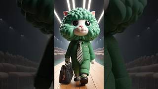 The green moose dance cute cat petdance animaldance djcat catdance kitten [upl. by Hgielsel]