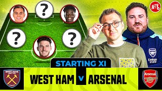 West Ham vs Arsenal  Starting XI Live  Premier League [upl. by Evan925]