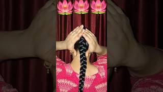 oiled hair braid braidsoiled hair hairstyle 👌 oiledhairhairstyle oiledhairbraid braids shorts [upl. by Denni]