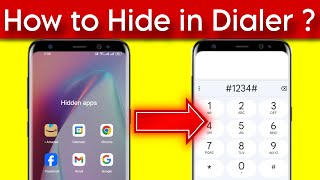 How to hide apps in dialler  apps ko dialer mein kaise chhupaye  apps ko kaise hide Kare [upl. by Evreh]