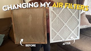 Changing My AC Filter for the First Time Easy DIY Tips [upl. by Betthezul24]