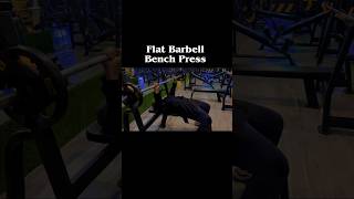 Chest press flat bench Press flat barbell bench press imkavyfitness shorts shortsfeed [upl. by Halyahs]