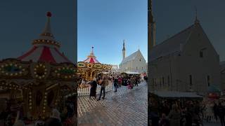 Experience Tallinn Christmas Market before the end of the year ❄️ [upl. by Llerret]