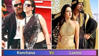 Kanchana VS Laxmii  Comparison Between South Indian films VS Bollywood films [upl. by Llednil]