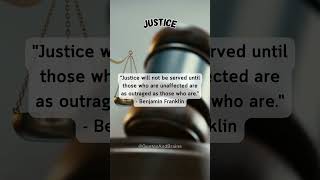 Justice Needs Everyone to Care QuotesAndBrains Justice Equality Inspiration Motivation quotes [upl. by Llener]