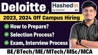 Deloitte Hashedin 2023 2024 BATCH Hiring  Exam Interview Process  How to Prepare  PART2 [upl. by Enilasor436]