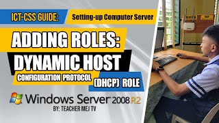 Adding DHCP Server Roles in Windows Server 2008R2  SettingUp Computer Server  ICTCSS Guide [upl. by Domini564]