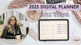 The Ultimate 2023 Digital Planner  Full Tour amp Features [upl. by Datha]