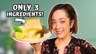 Making Low Carb 3Ingredient Lemon Brownies [upl. by Airbma]