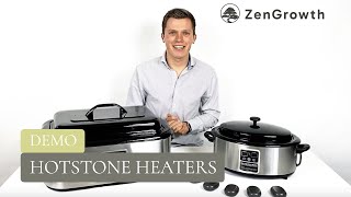 Massagestenen Verwarmen Hotstone heater  Pan Verwarmer  6 liter amp 17 liter [upl. by Gans]